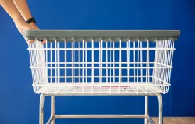 Laundry Cart Shutterstock 2244446255