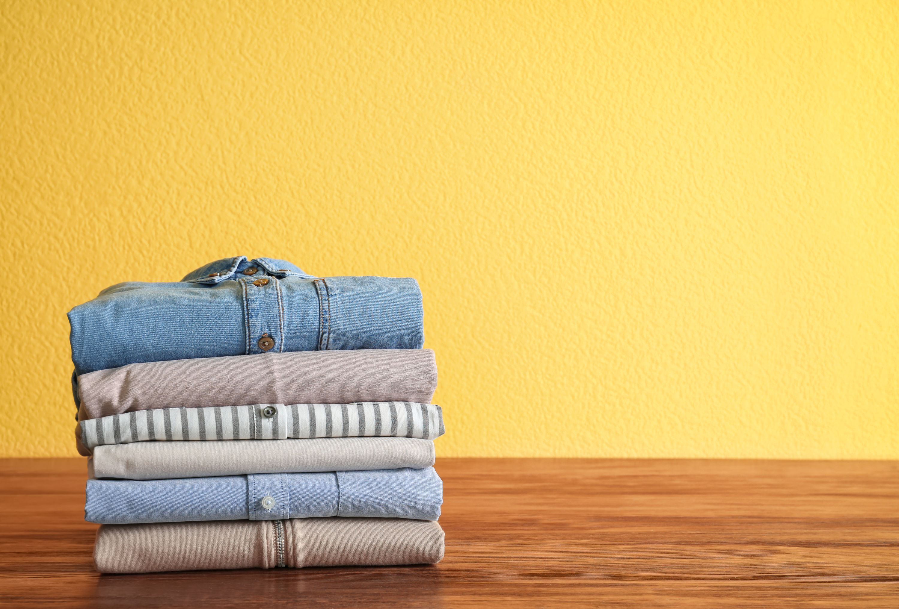 Folded Laundry Shutterstock 1081211666